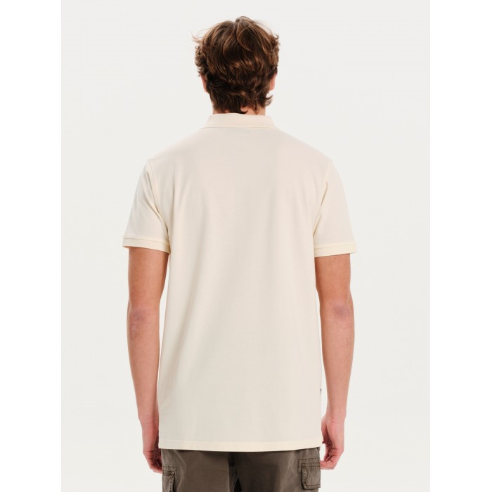 Πόλο Emerson 251.EM35.59 Off White Polo