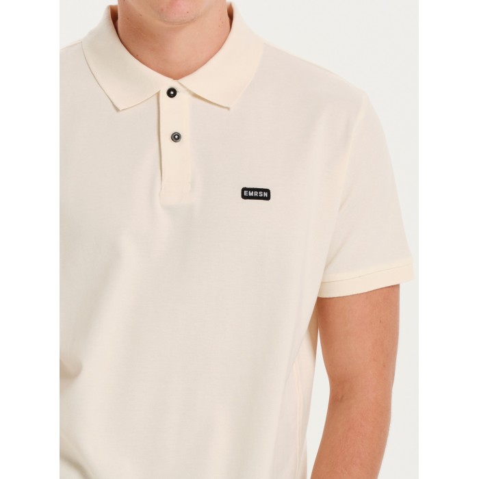 Πόλο Emerson 251.EM35.59 Off White Polo