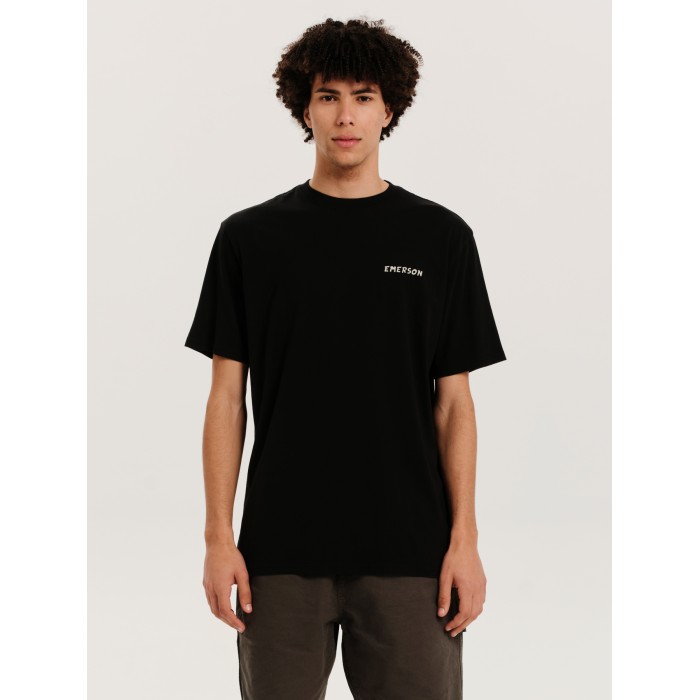 Μπλούζα Emerson 251.EM33.16 Black T-Shirt