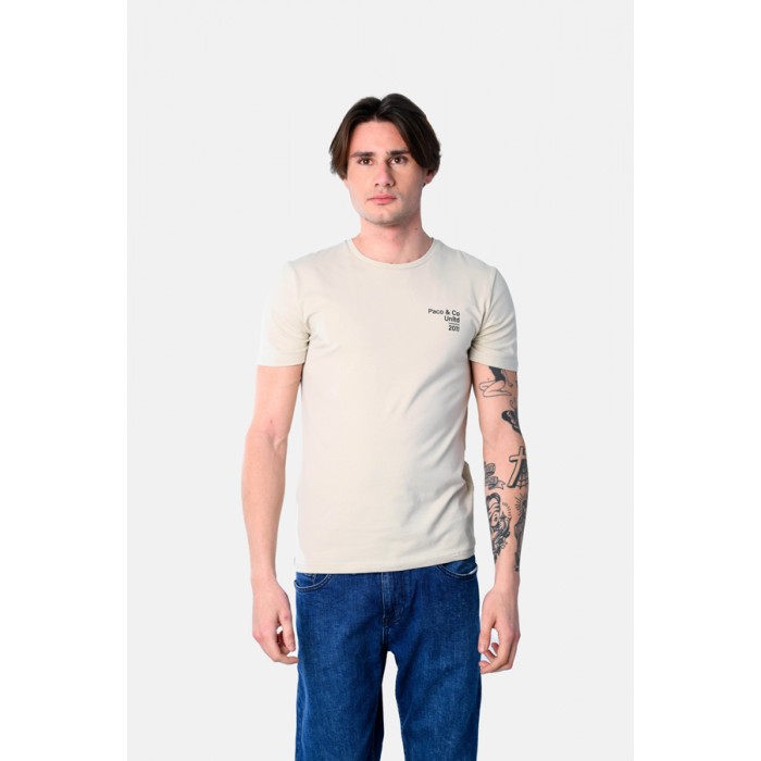 Μπλούζα Paco Co 2531001-04 Beige T-Shirt