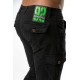 Παντελόνι Cargo Λάστιχο Profil 380 Black Cargo Pants