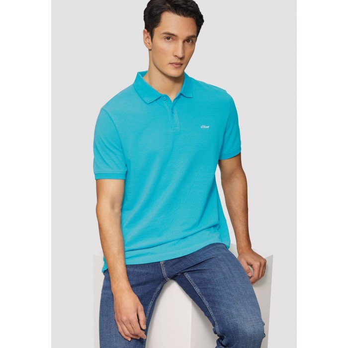 Πόλο s.Oliver 2138262 6259 Pastel Turquoise Polo