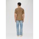 Μπλούζα Basic s.Oliver Logo 2139909 84D1 Sandstone T-Shirt