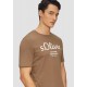 Μπλούζα Basic s.Oliver Logo 2139909 84D1 Sandstone T-Shirt