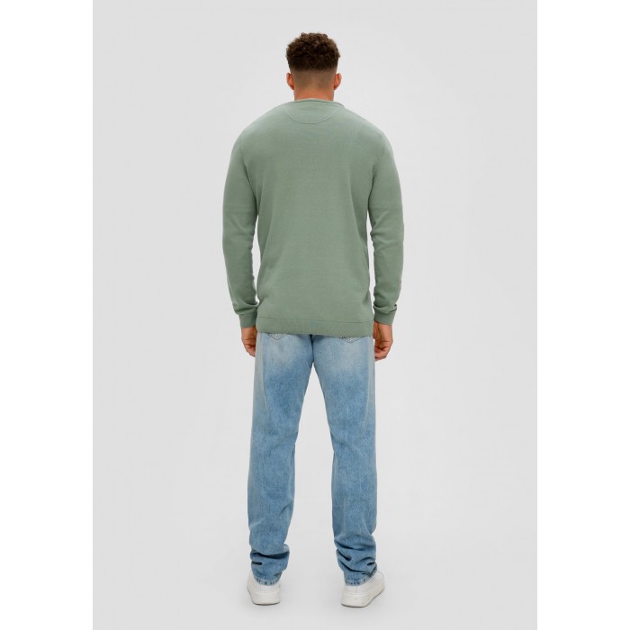 Πουλόβερ s.Oliver Basic 2040664 7210 Sage Green Πλεκτά