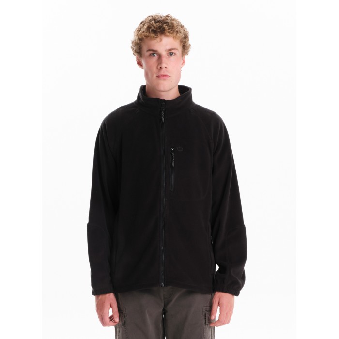 Ζακέτα Fleece Emerson 242.EM29.14 Black Ζακέτες