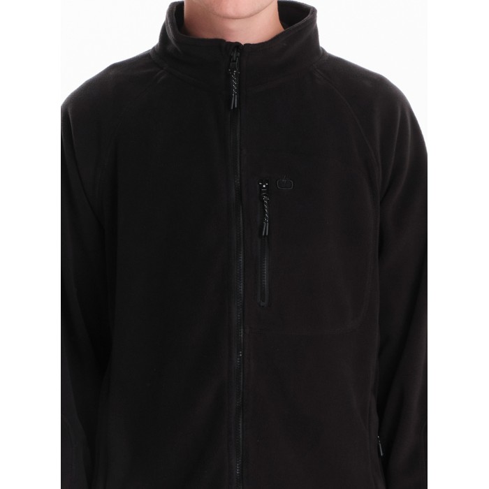 Ζακέτα Fleece Emerson 242.EM29.14 Black Ζακέτες