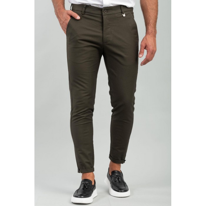 Παντελόνι Vittorio 500-2324-ALTO Olive Chinos