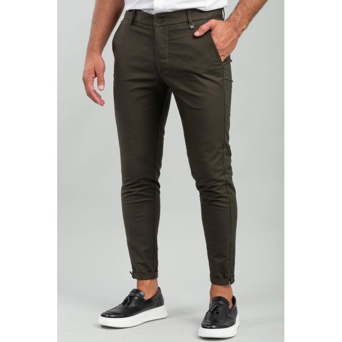 Παντελόνι Vittorio 500-2324-ALTO Olive Chinos