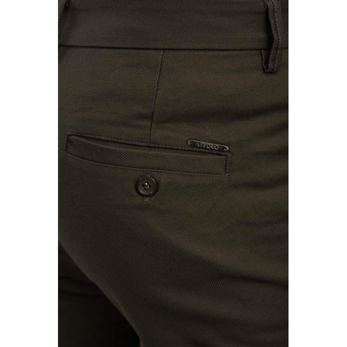 Παντελόνι Vittorio 500-2324-ALTO Olive Chinos