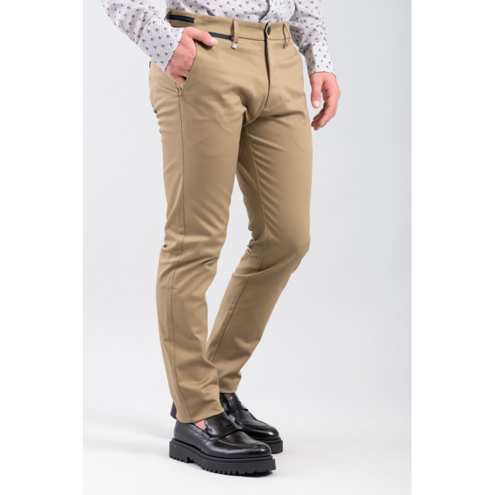 Παντελόνι Vittorio 500-2425-COMO Beige Chinos