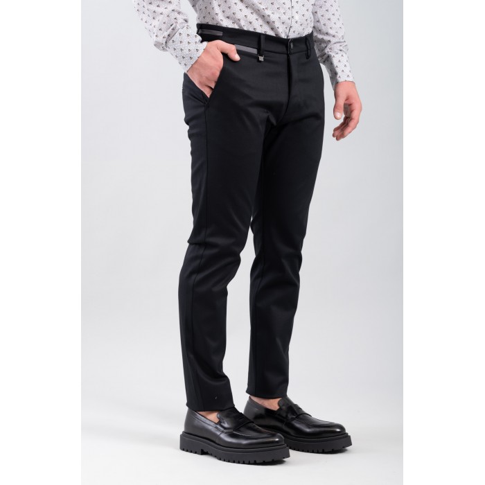 Παντελόνι Vittorio 500-2425-COMO Black Chinos