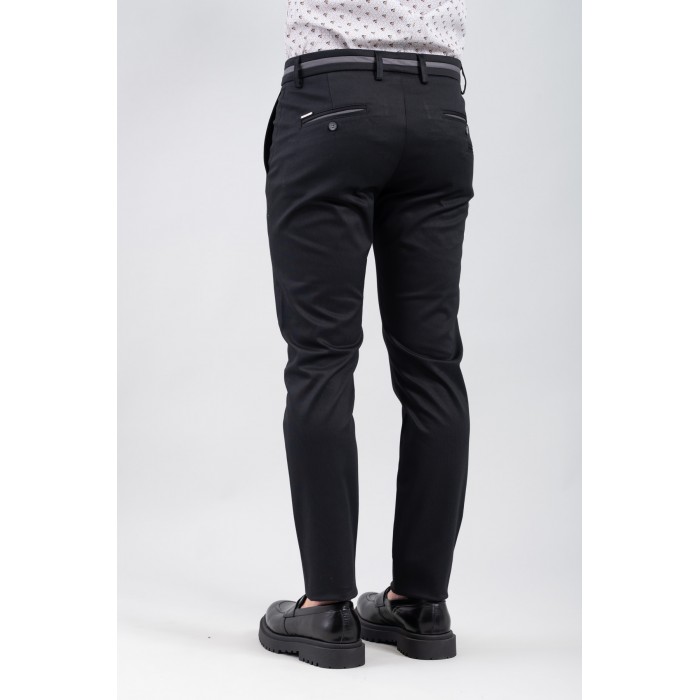 Παντελόνι Vittorio 500-2425-COMO Black Chinos