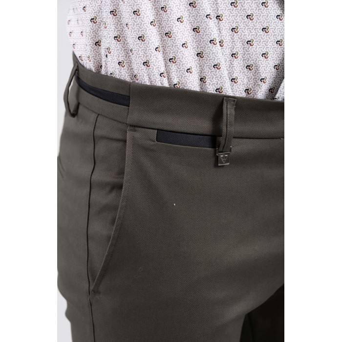 Παντελόνι Vittorio 500-2425-COMO Olive-Black Chinos