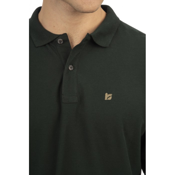 Πόλο Μακρυμάνικο Rebase 242-RPS-3000 Forest Green Polo