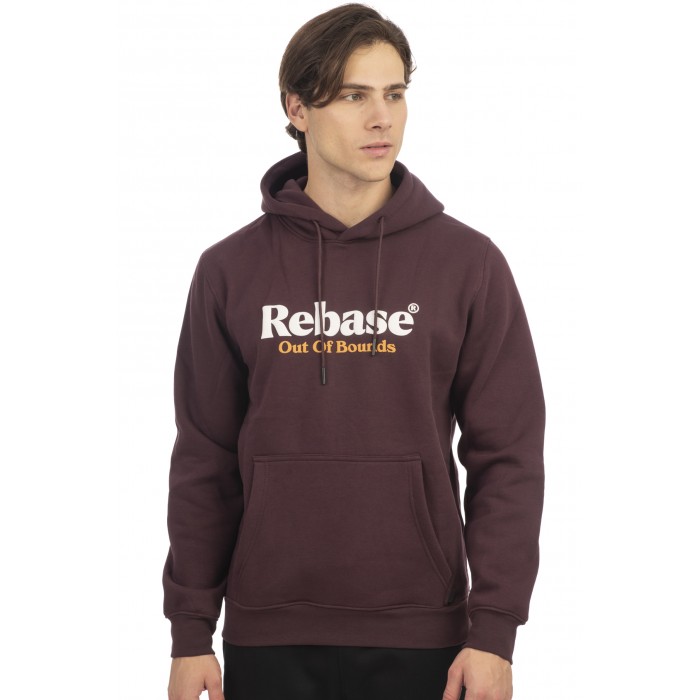 Φούτερ Rebase 242-RTOP-1016 Aubergine Φούτερ