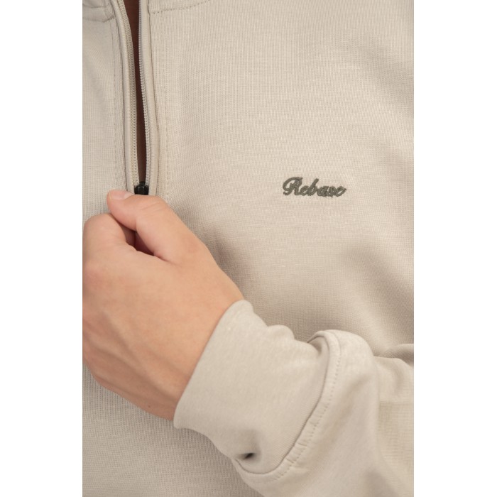 Φούτερ Half Zip Rebase 242-RTOP-1024 Light Ash Φούτερ