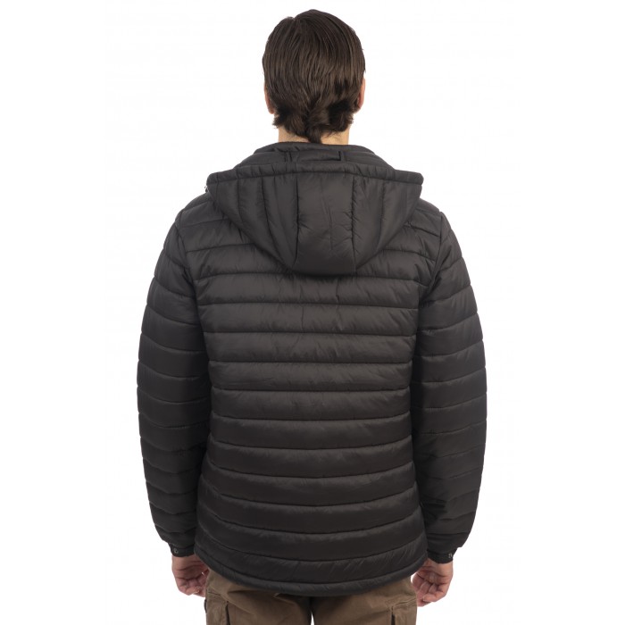 Μπουφάν Puffer Rebase 242-RJK-2000 Black Χειμερινά  Μπουφάν