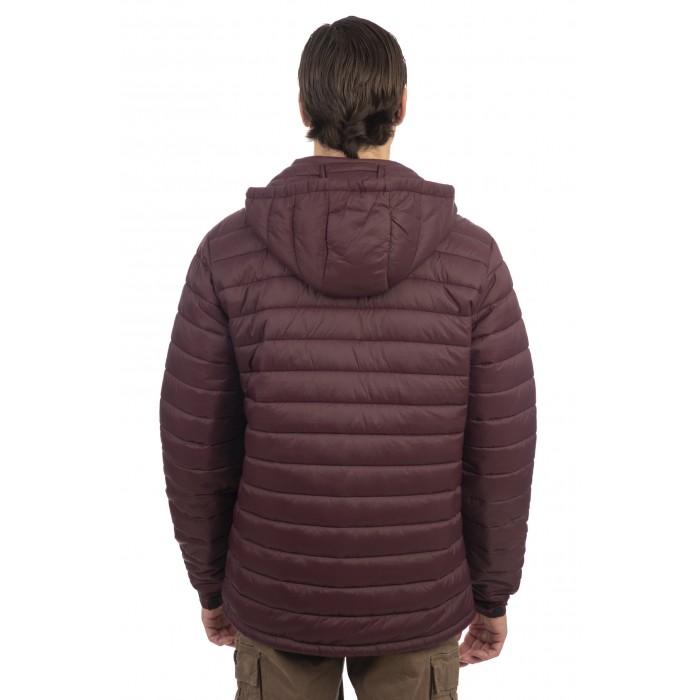 Μπουφάν Puffer Rebase 242-RJK-2000 Aubergine Χειμερινά  Μπουφάν