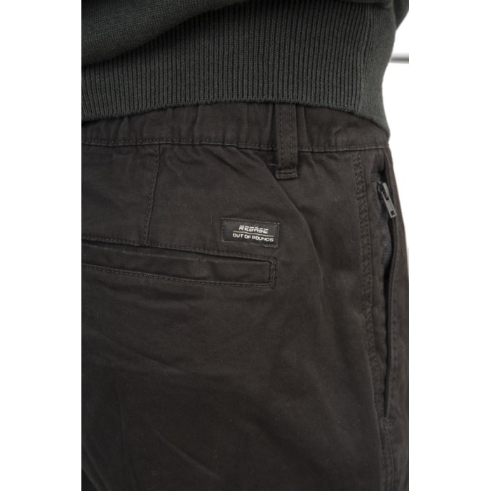 Παντελόνι Chinos Jogger Rebase 242-RCP-4004 Black Παντελόνια