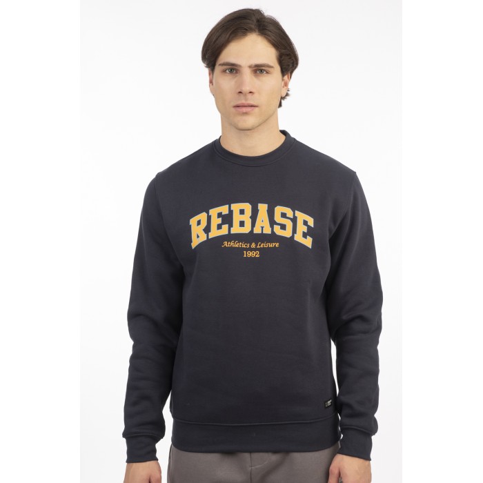 Φούτερ Rebase 242-RTOP-1009 Navy Φούτερ