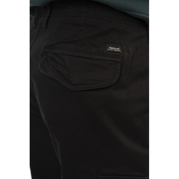 Παντελόνι Cargo Rebase 242-RCCP-4001 Black Cargo Pants