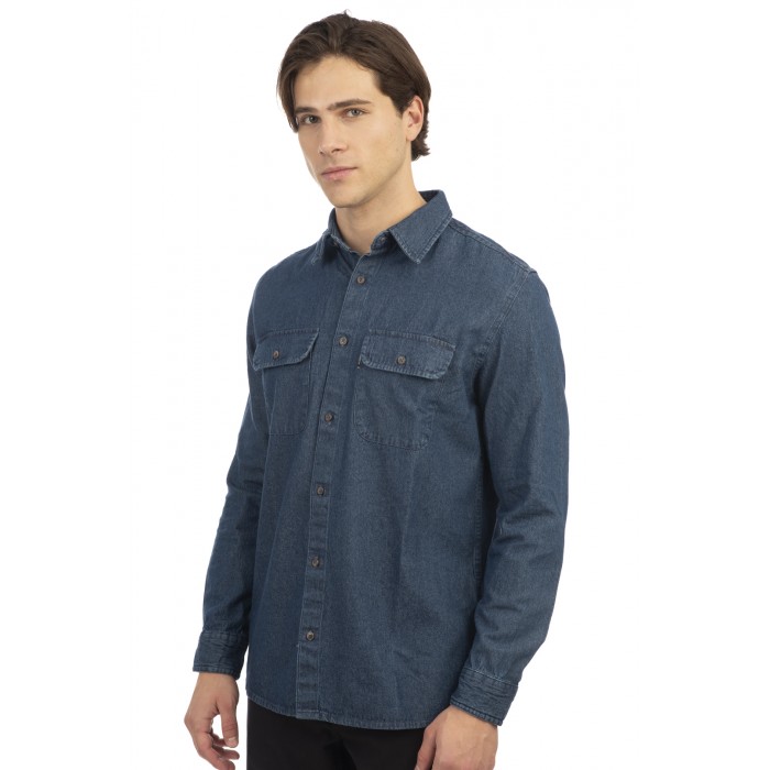 Πουκάμισο Jean Rebase 242-RDS-5000 Denim Blue Πουκάμισα