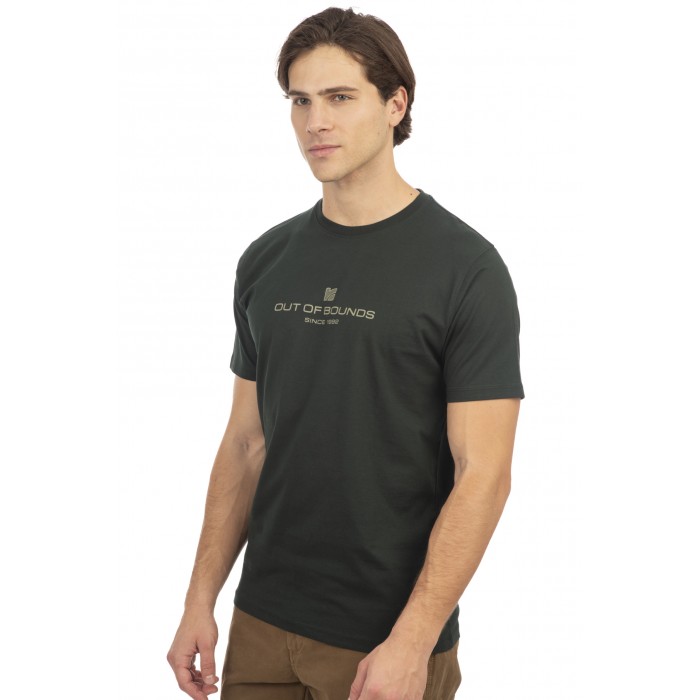 Μπλούζα Rebase 242-RTS-9006 Forest Green T-Shirt