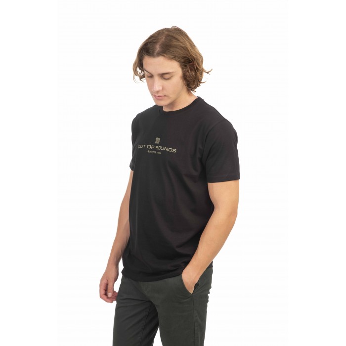 Μπλούζα Rebase 242-RTS-9006 Black T-Shirt