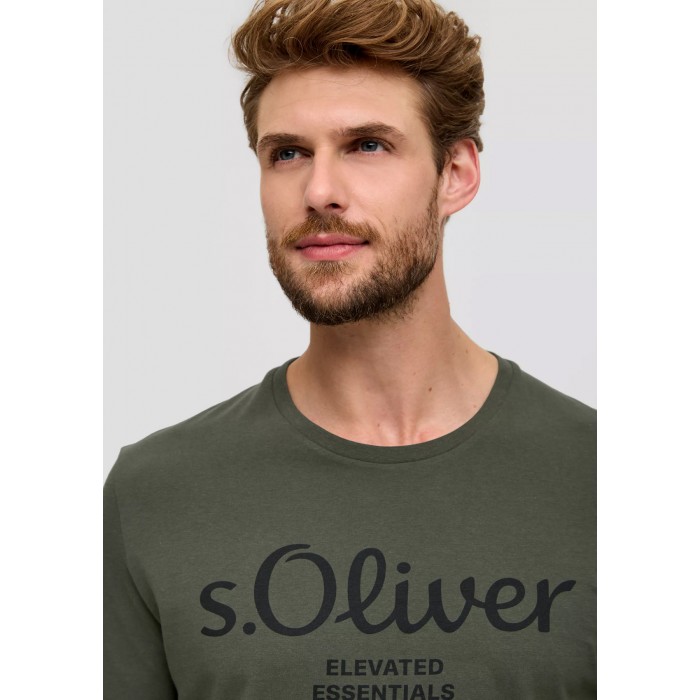 Μπλούζα  s.Oliver 2139909 79D1 Khaki T-Shirt