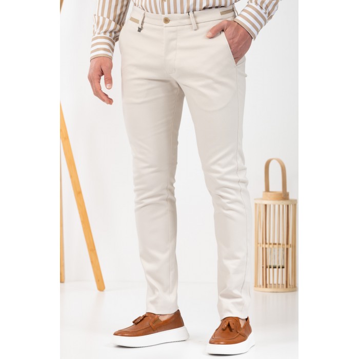 Παντελόνι Vittorio 500-24-COMO Stone Chinos