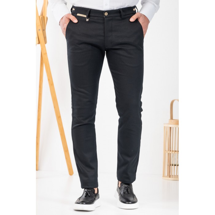 Παντελόνι Vittorio 500-24-COMO Black Chinos