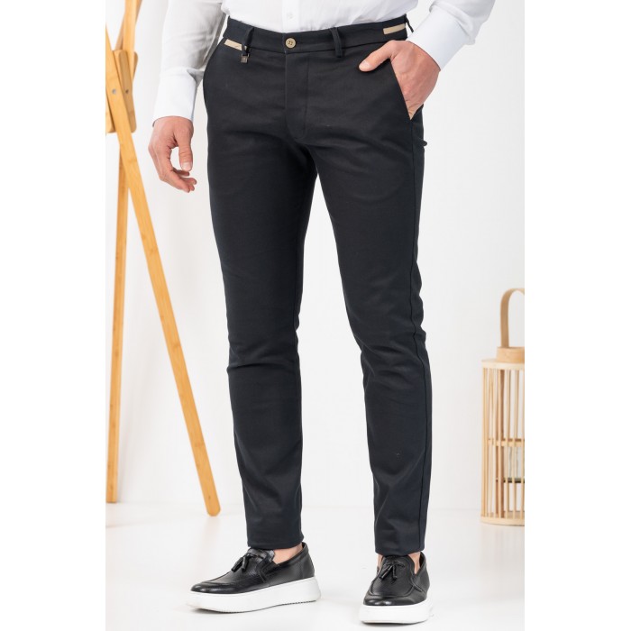 Παντελόνι Vittorio 500-24-COMO Black Chinos