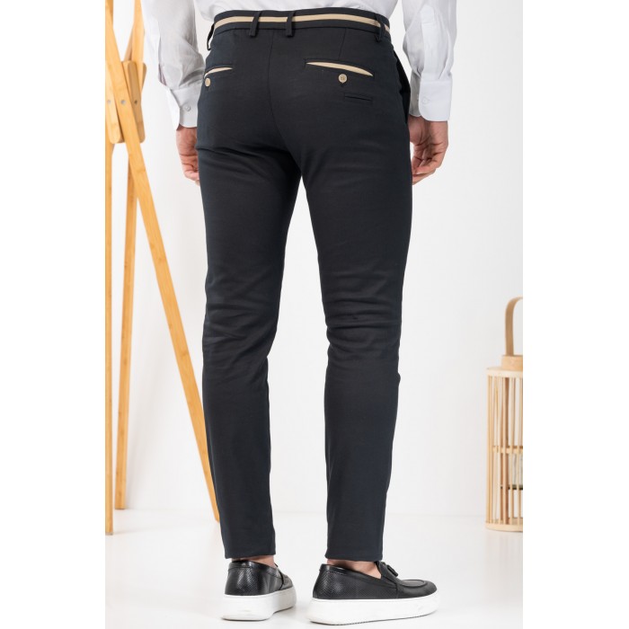 Παντελόνι Vittorio 500-24-COMO Black Chinos