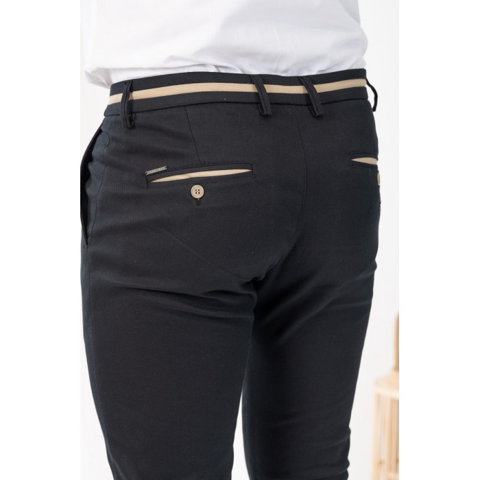 Παντελόνι Vittorio 500-24-COMO Black Chinos