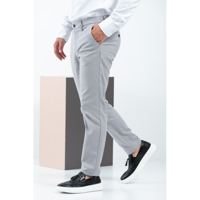 Παντελόνι Vittorio 500-24-NOBILE Grey Chinos