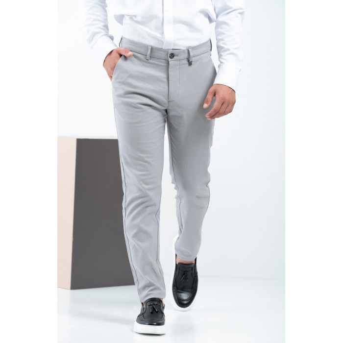 Παντελόνι Vittorio 500-24-NOBILE Grey Chinos