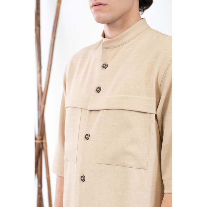 Σακάκι Overshirt Vittorio 300-24-MONTERI Beige Σακάκι-Κοστούμι 