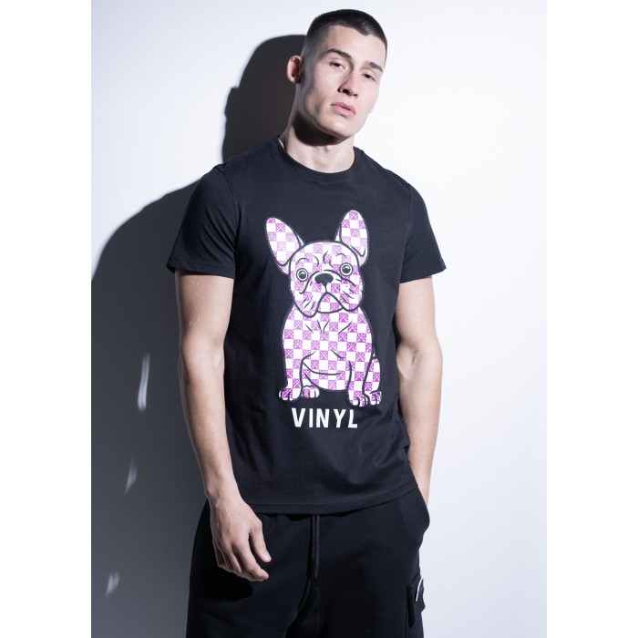 Μπλούζα Vinyl DOGGIE 3654401 Black T-Shirt