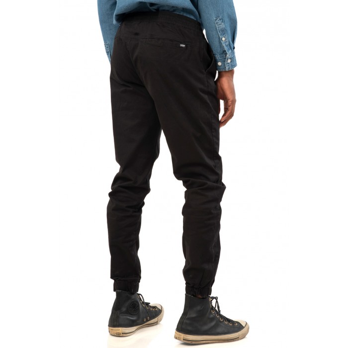 Παντελόνι Chinos Jogger Rebase 241-RCP-404 Black Παντελόνια