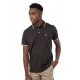 Πόλο Rebase 241-RPS-302 Black Melange Polo