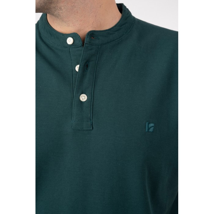 Μπλούζα Πικέ Μάο Rebase 241-RPS-305 Forest Green Polo