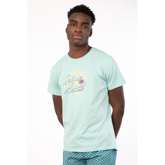 Μπλούζα Rebase 241-RTS-262 Aqua T-Shirt