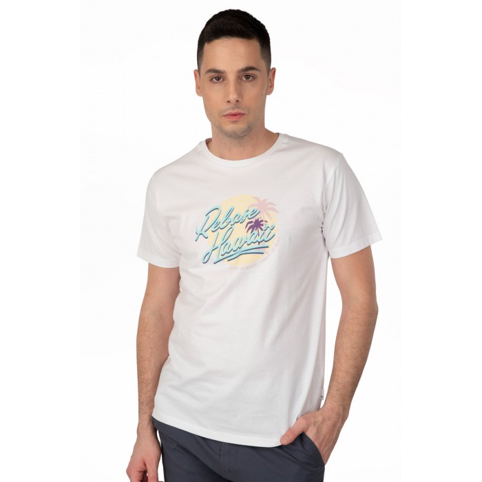 Μπλούζα Rebase 241-RTS-262 White T-Shirt