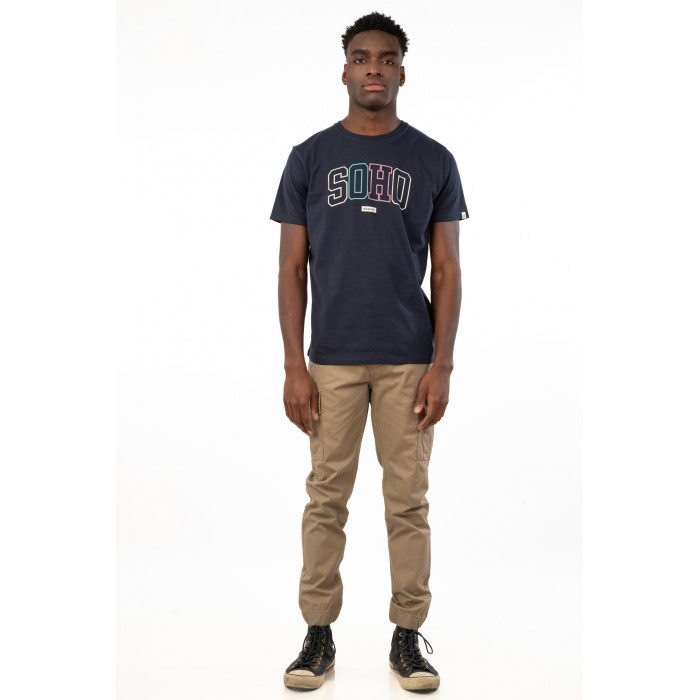 Μπλούζα Rebase 241-RTS-263 Navy T-Shirt