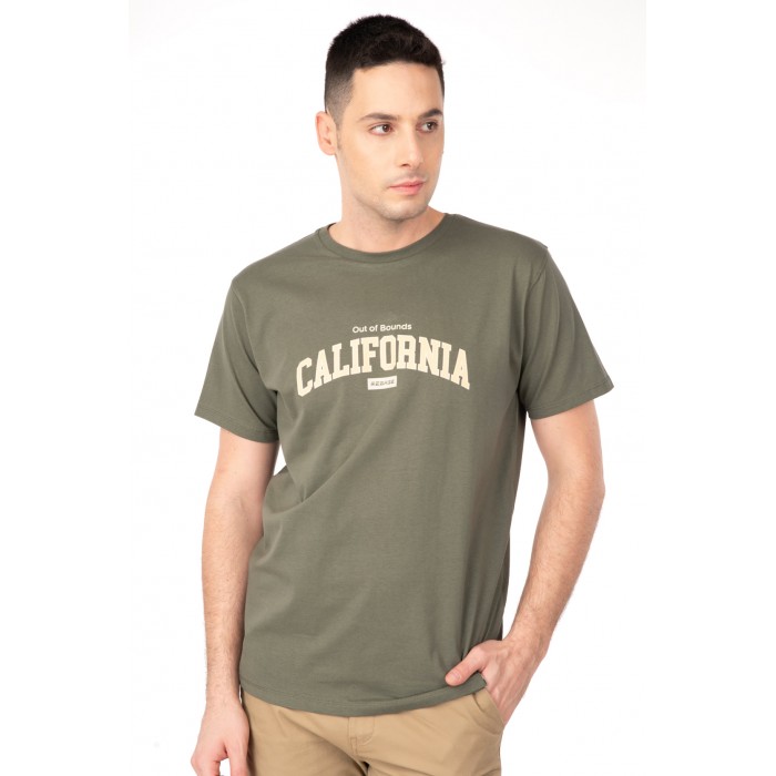 Μπλούζα Rebase 241-RTS-266 Khaki T-Shirt