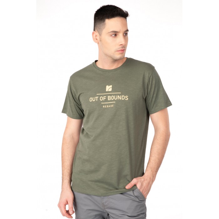 Μπλούζα Rebase 241-RTS-281 Khaki T-Shirt