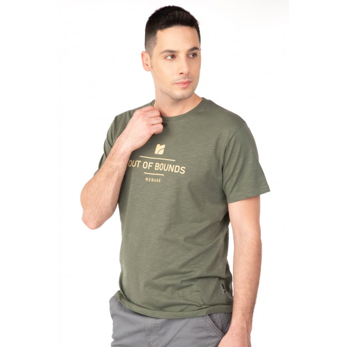 Μπλούζα Rebase 241-RTS-281 Khaki T-Shirt