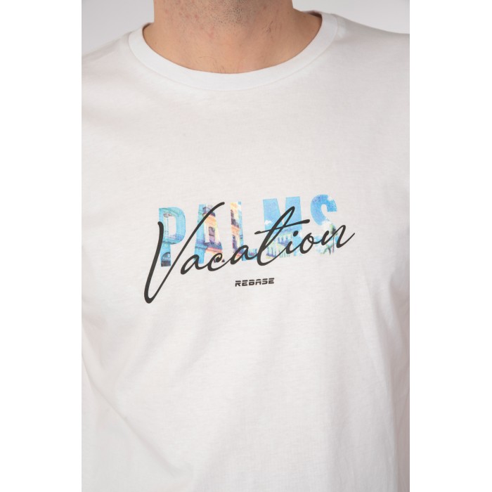 Μπλούζα Rebase 241-RTS-265 White T-Shirt