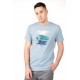 Μπλούζα Rebase 241-RTS-269 Dusty Ciel T-Shirt